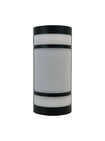 Trans Globe Lighting 50630-BK  One Light Energy Saving Exterior Outdoor Wall Lantern in Black Finish