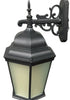 Trans Globe Lighting PL-451002-BK-LED Classical Collection One Light Exterior Outdoor Wall Lantern in Black Finish