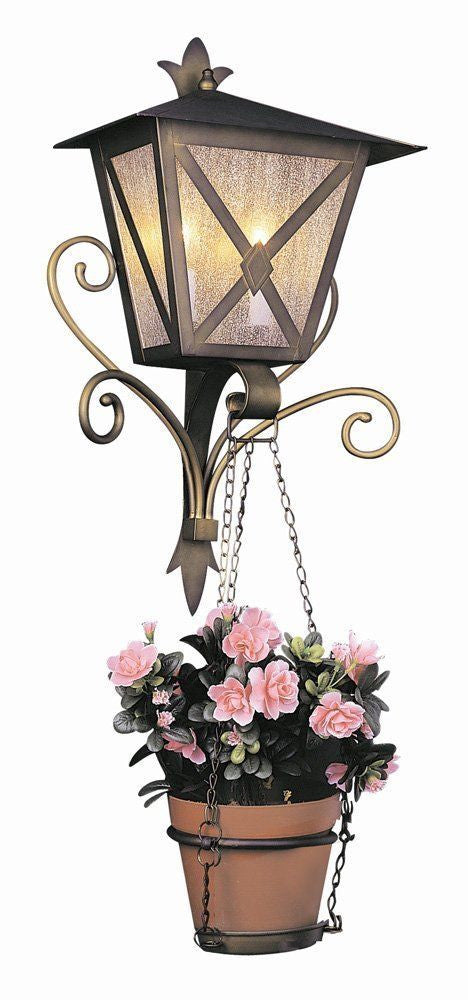 Trans Globe Lighting 5266 AG Two Light Outdoor Wall Lantern in Antique Gold Finish - Discount Lighting Fixtures