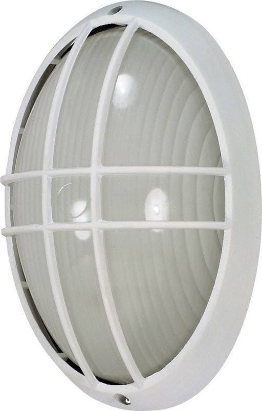 Nuvo Lighting 60-572 Signature Collection One Light Energy Efficient GU24 Exterior Outdoor Wall or Ceiling Lantern in White Finish