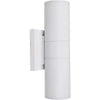 Up and Down #114L LED Exterior Outdoor Wall Mount in White, Black or Bronze Finish