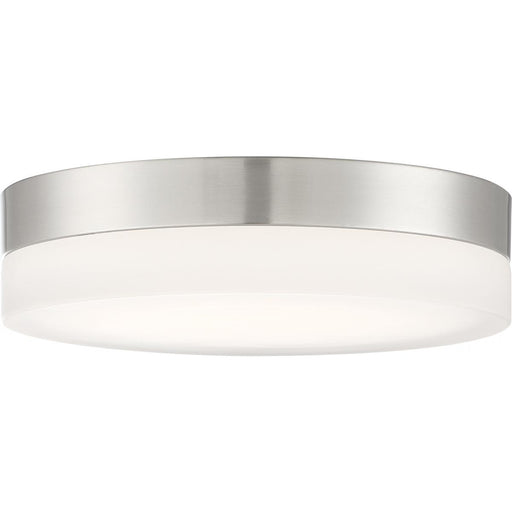 Pi Flush Model #440 LED Nine Inch Flush Ceiling Mount in Brushed Nickel or Black Finish