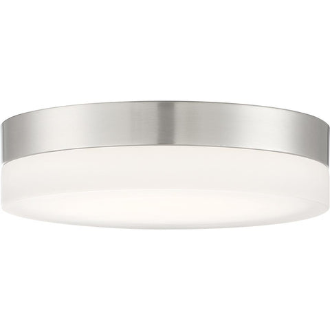 Pi Flush Model #440 LED Nine Inch Flush Ceiling Mount in Brushed Nickel or Black Finish