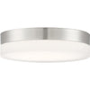 Pi Flush Model #440 LED Nine Inch Flush Ceiling Mount in Brushed Nickel or Black Finish