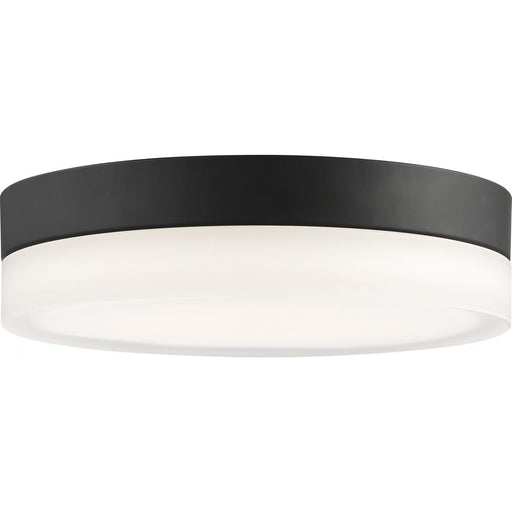 Pi Flush Model #450 LED Eleven Inch Flush Ceiling Mount in Black or Brushed Nickel Finish