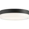 Pi Flush Model #460 LED Fourteen Inch Flush Ceiling Mount in Brushed Nickel or Black Finish