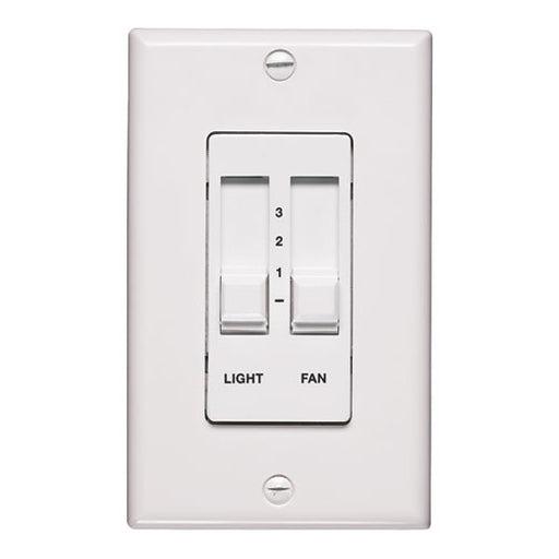 Quorum International 7-1192-6 Fan Wall Control Switch in White Finish - Quality Discount Lighting