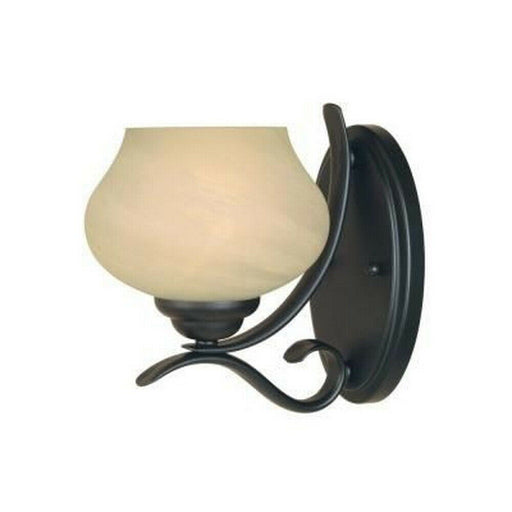 Designers Fountain Lighting 82001 BNB One Light Wall Sconce in Burnished Bronze Finish