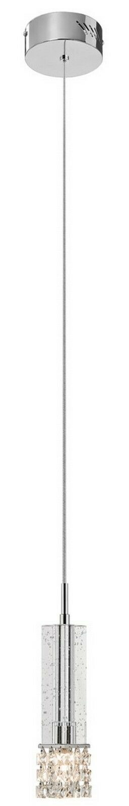 Elan by Kichler Lighting 83001 Adega Collection One Light Hanging Mini Pendant in Polished Chrome Finish