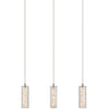 Elan by Kichler Lighting 83008 Neruda Collection Three Light Hanging Pendant Chandelier in Polished Chrome Finish