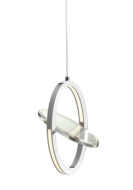 Elan by Kichler Lighting 83572 Oliv Collection LED Hanging Oval Pendant in Polished Chrome Finish
