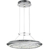 Elan by Kichler Lighting 83621 Joez Collection LED Hanging Pendant Chandelier in Crystal and Polished Chrome  Finish