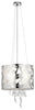 Elan by Kichler Lighting 83676 Angelique Collection Four Light Hanging Pendant Chandelier in Polished Chrome Finish