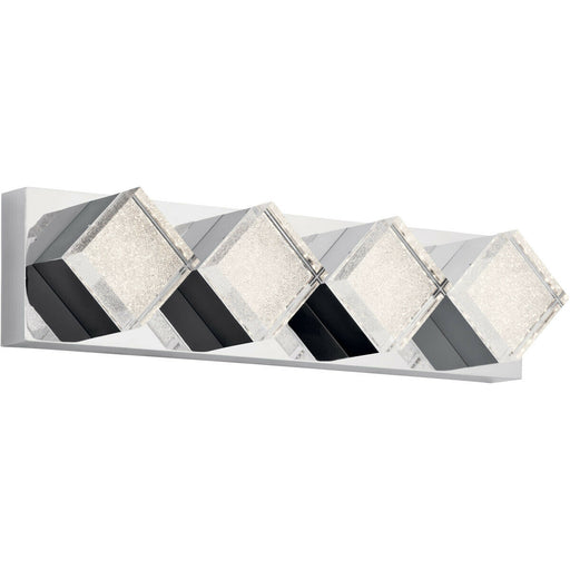 Elan by Kichler Lighting 83715 Gorve Collection LED Bath Vanity Wall Light in Chrome Finish