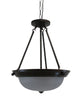 Trans Globe 8912 ROB Three Light Pendant Chandelier in Rubbed Oil Bronze Finish