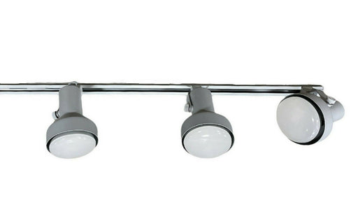 Nora NTH-151S Three Light PAR38 Cone Track Kit in Silver Gray Finish
