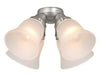 Vaxcel Lighting LK34244BN-C Four Light Ceiling Fan Light Kit in Brushed Nickel Finish