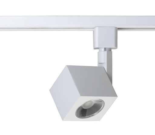 Square Model #46 LED Track Head in White, Black or Brushed Nickel Finish