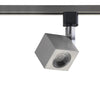 Square Model #46 LED Track Head in White, Black or Brushed Nickel Finish
