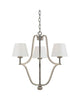 Quoizel Lighting LSE5003 PS Era Collection Three Light Chandelier in Pewter Plated Finish - Quality Discount Lighting
