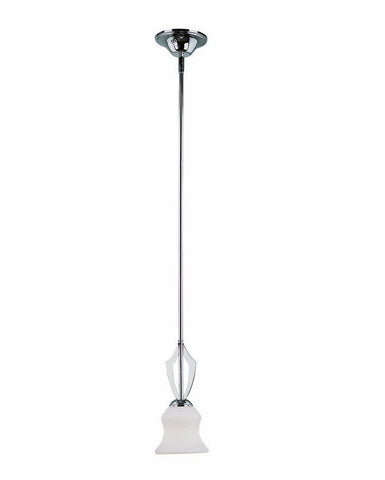 Trans Globe Lighting 3986 PC One Light Mini Pendant in Polished Chrome Finish