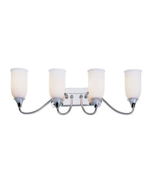 Trans Globe Lighting 7614 PC Four Light Bath Wall Fixture in Polished Chrome Finish - Quality Discount Lighting