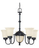 Nuvo Lighting 60-2807 Salem Collection Seven Light Chandelier in Aged Bronze Finish - Quality Discount Lighting