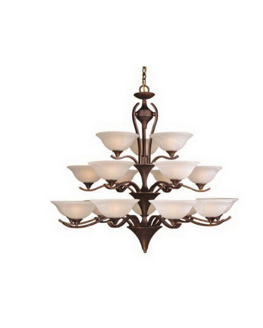Vaxcel Lighting CH27618 WP Eighteen Light Chandelier in Weathered Patina Finish - Quality Discount Lighting
