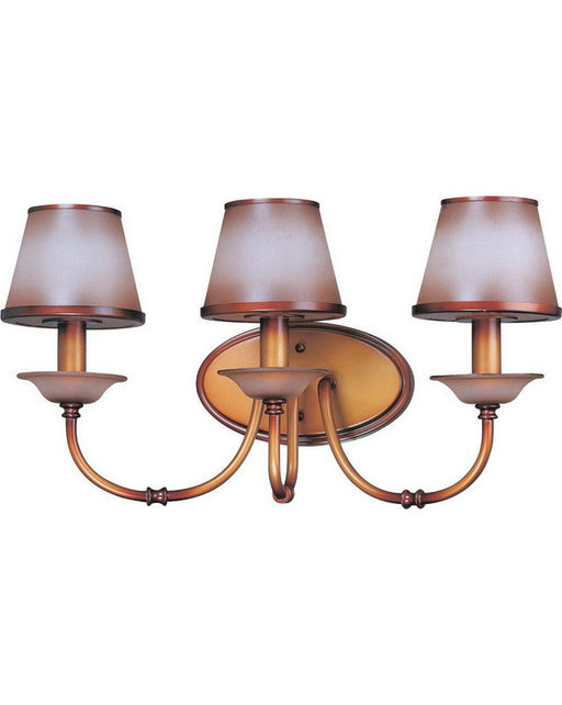 Nuvo Lighting 60-1651 Cornelia Collection Three Light Bath Vanity Wall Fixture in Newport Copper Finish - Quality Discount Lighting