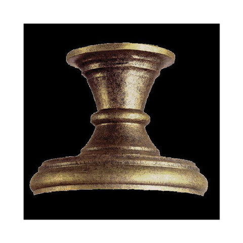 Kalco Lighting 9058 GP Exterior Post Light Pier Mount Base in Gold Powder Finish - Quality Discount Lighting