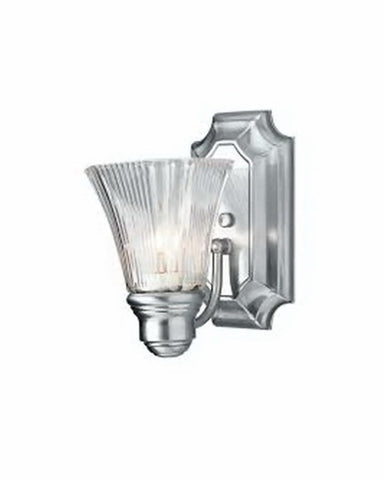 Trans Globe Lighting PL2501 BN One Light Energy Efficient Fluorescent Wall Sconce in Brushed Nickel Finish - Quality Discount Lighting