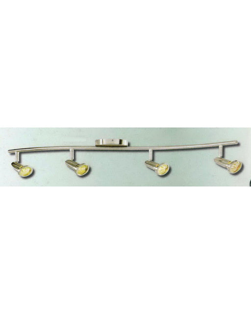 Epiphany Lighting PT4104 BN Four Light Semi Flush or Drop Pendant in Brushed Nickel Finish