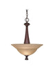 Nuvo Lighting 60-2418 Mericana Collection Two Light Energy Star Efficient Fluorescent GU24 Pendant Chandelier in Old Bronze Finish - Quality Discount Lighting
