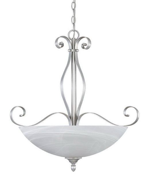 Designers Fountain Lighting 82831 MTP Del Amo Collection Three Light Hanging Pendant Chandelier in Matte Pewter Finish - Quality Discount Lighting