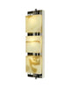 Quoizel Lighting HDS3962 Hospitality Collection Three Light Energy Saving Fluorescent Wall Fixuture in Stainless and Black Finish - Quality Discount Lighting