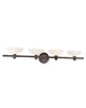 International Lighting E13764-64 Four Light Bath Vanity Wall Mount in Old Bronze Finish - Quality Discount Lighting