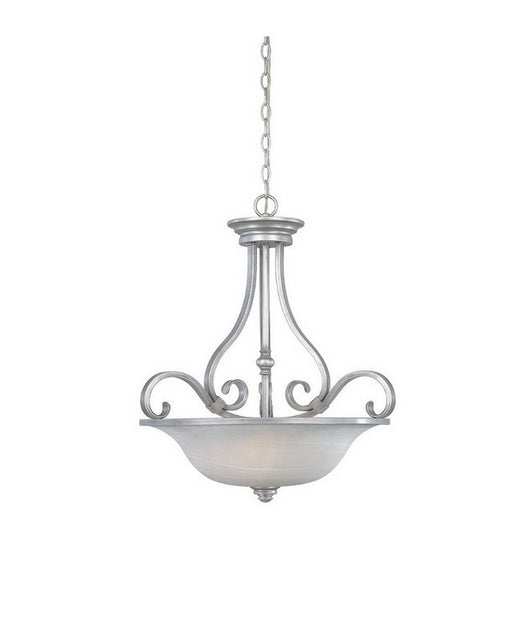 Designers Fountain Lighting 81731 MTP Montague Collection Three Light Hanging Pendant Chandelier in Matte Pewter Finish - Quality Discount Lighting