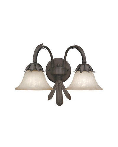 Designers Fountain Lighting 9222 ORB Alora Collection 2 Light Wall Sconce in Oil Rubbed Finish - Quality Discount Lighting