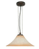 Nuvo Lighting 60-2446 Viceroy Collection One Light Energy Efficient Fluorescent Pendant Chandelier in Golden Umber Finish - Quality Discount Lighting