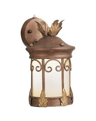 Kichler Lighting 10916 LZG Modesto Collection 13 Watt Fluorescent Energy Saving Outdoor Wall Light in Legacy Bronze Finish - Quality Discount Lighting