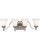Trans Globe Lighting 2314 BN Four Light Bath Wall in Brushed Nickel Finish - Quality Discount Lighting