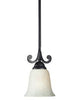Z-Lite Lighting 139MP One Light Mini Pendant in Matte Distressed Black Finish - Quality Discount Lighting