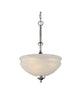 Z-Lite Lighting 303P Three Light Pendant Chandelier in Polished Nickel Finish - Quality Discount Lighting