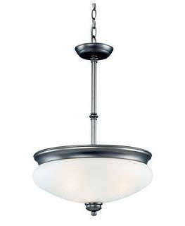 Z-Lite Lighting 301P-AP Three Light Pendant Chandelier in Antique Pewter Finish - Quality Discount Lighting