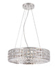 Trans Globe Lighting PND-918 Six Light Pendant Chandelier in Polished Chrome Finish and Crystal - Quality Discount Lighting