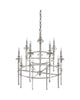 Quoizel Lighting RFV5012HP Favray Collection Twelve Light Chandelier in Heritage Silver Plate Finish - Quality Discount Lighting