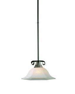 Z-Lite Lighting 701-MP SN One Light Mini Pendant in Satin Nickel Finish - Quality Discount Lighting