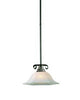 Z-Lite Lighting 701-MP SN One Light Mini Pendant in Satin Nickel Finish - Quality Discount Lighting