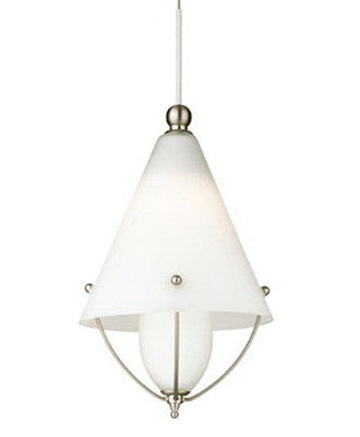 Forecast Lighting F5540-36 One Light Mini Pendant in Satin Nickel Finish