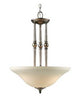 Z-Lite Lighting 901P-AP Three Light Pendant Chandelier in Antique Pewter Finish - Quality Discount Lighting